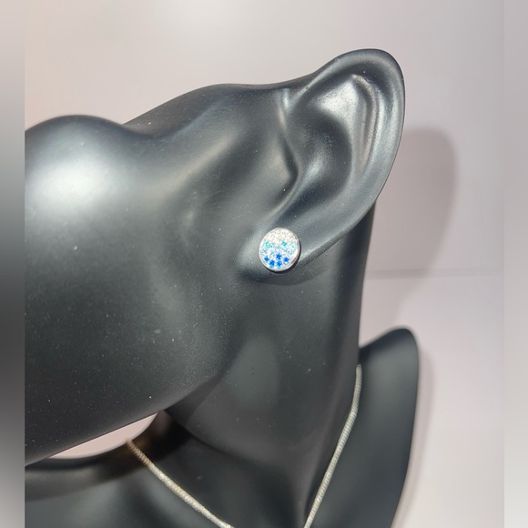 New In Box Rhinestone Necklace & Earrings - Picture 3 of 6